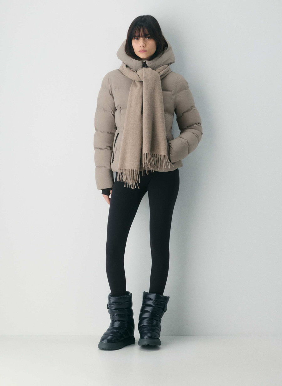 supersnug puff₂o - rainstop modern taupe