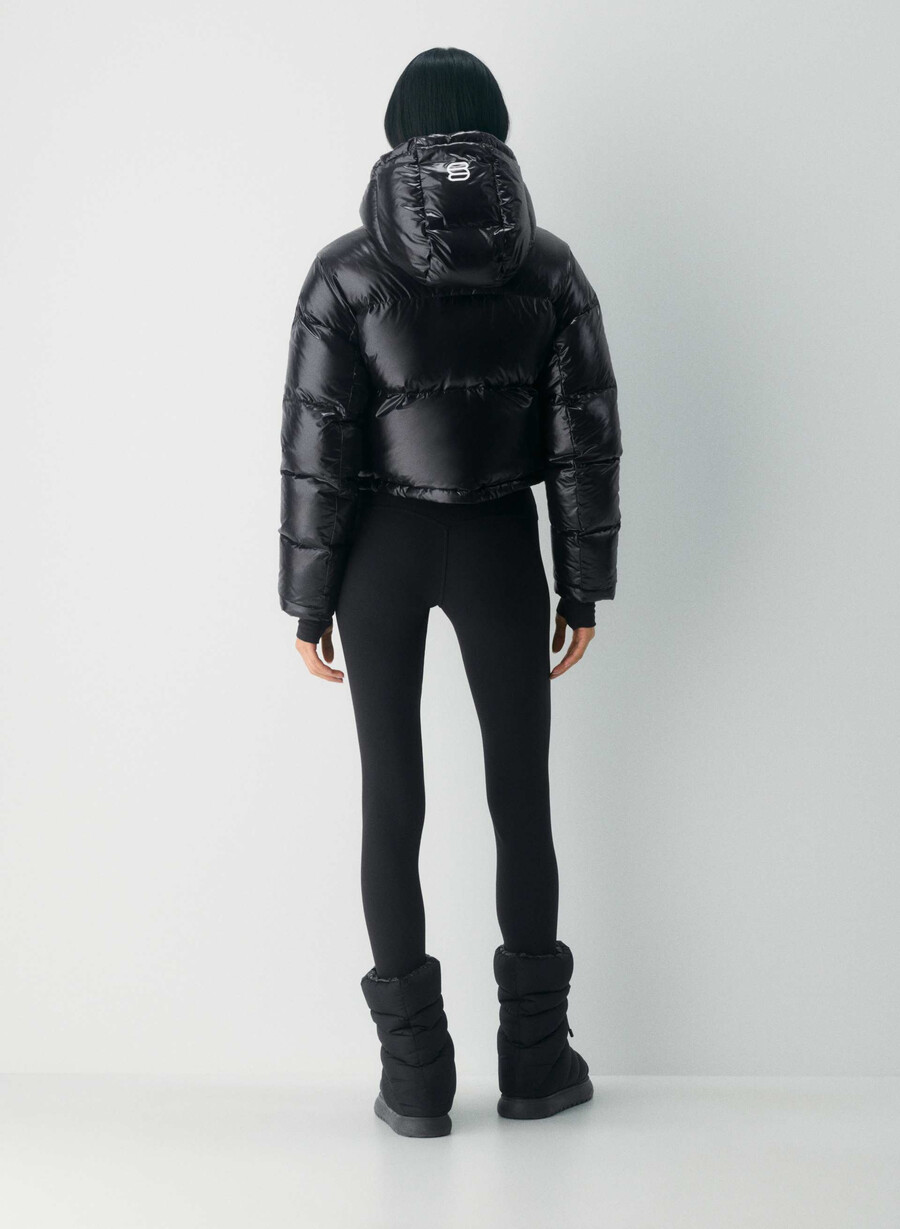 superpuff xtrashorty - högblank svart