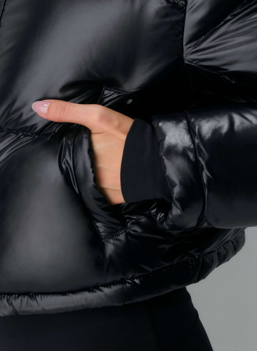 superpuff xtrashorty - högblank svart