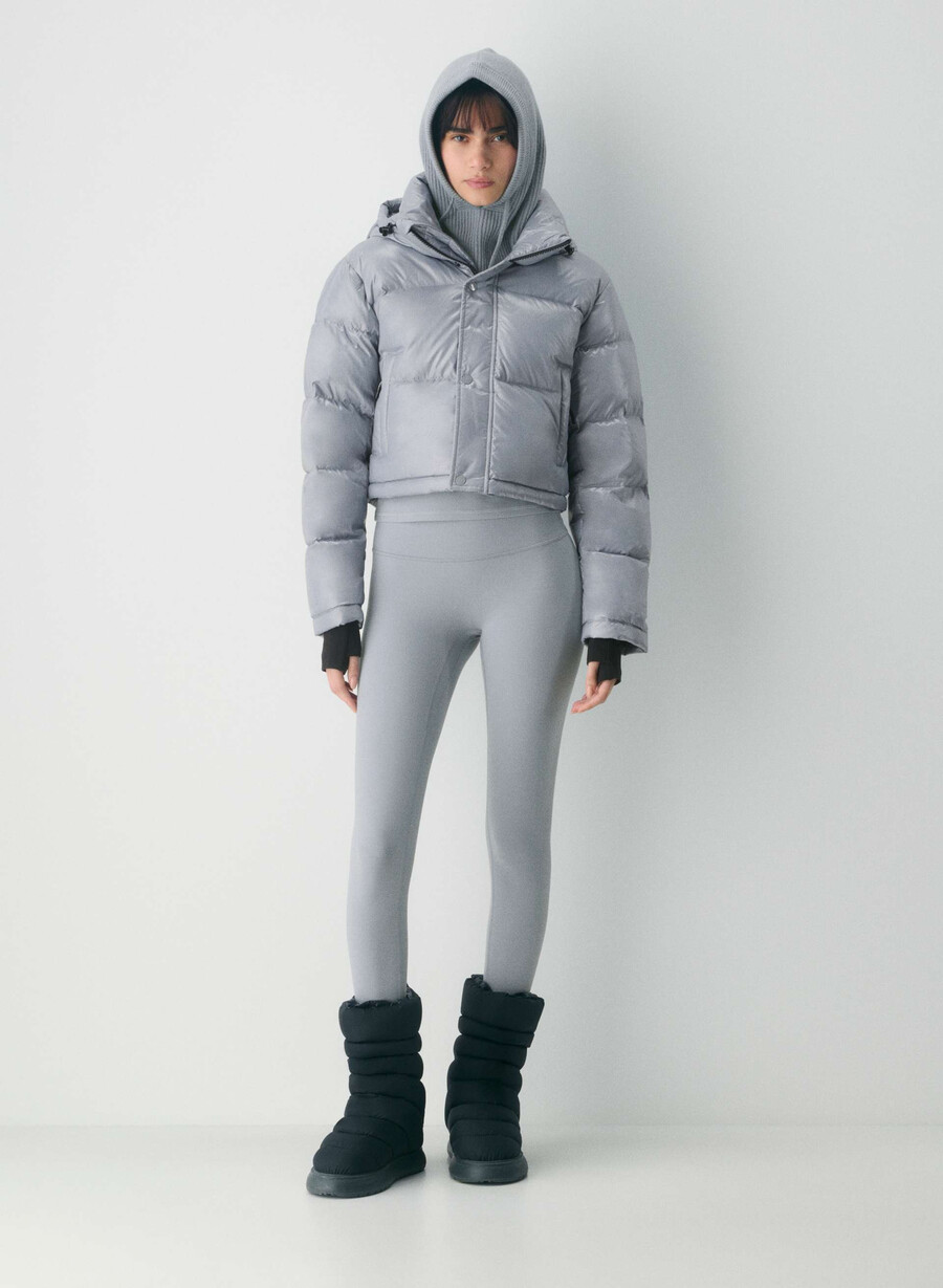 superpuff xtrashorty - högblank moon dust grey