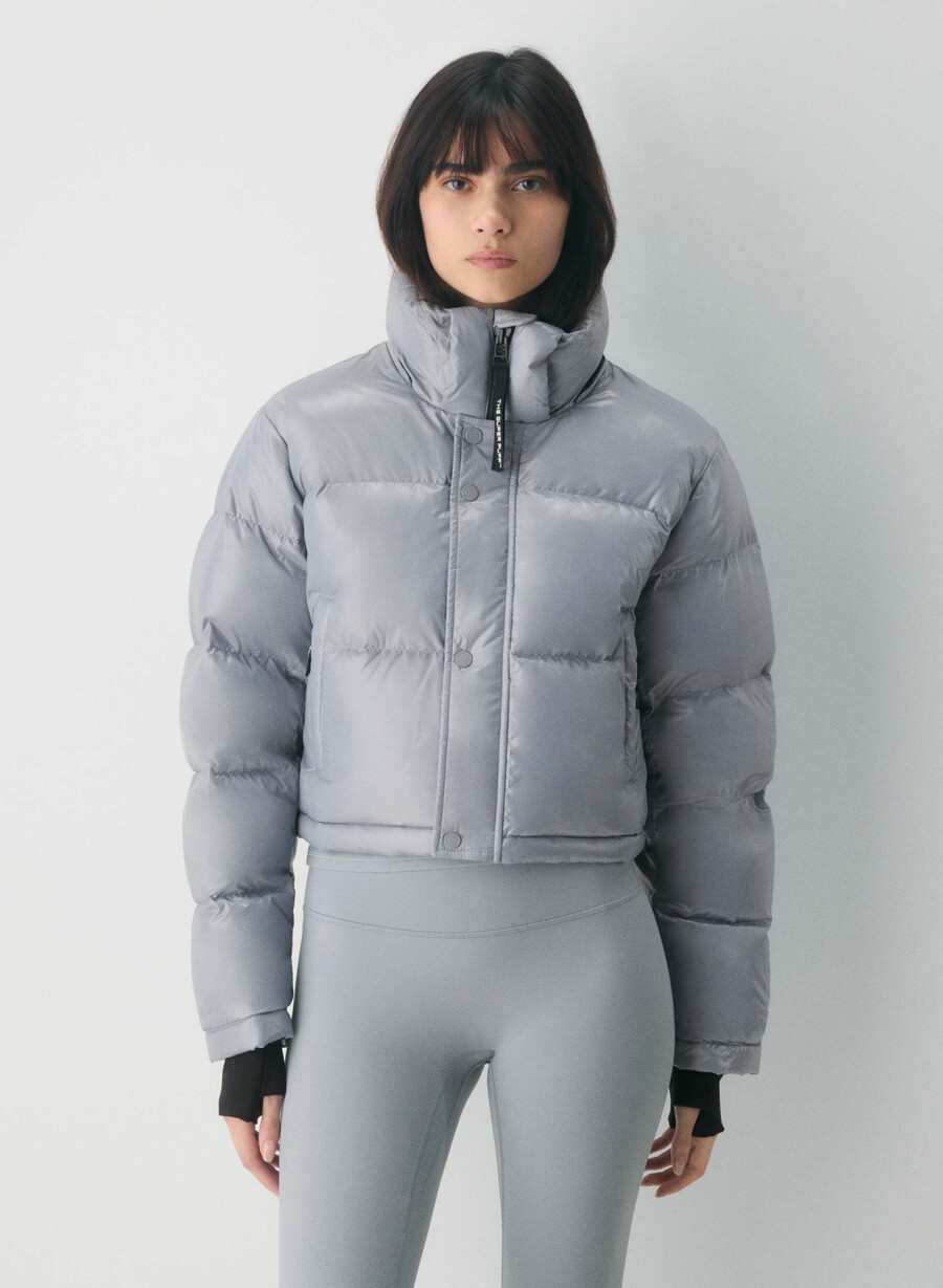 superpuff xtrashorty - högblank moon dust grey