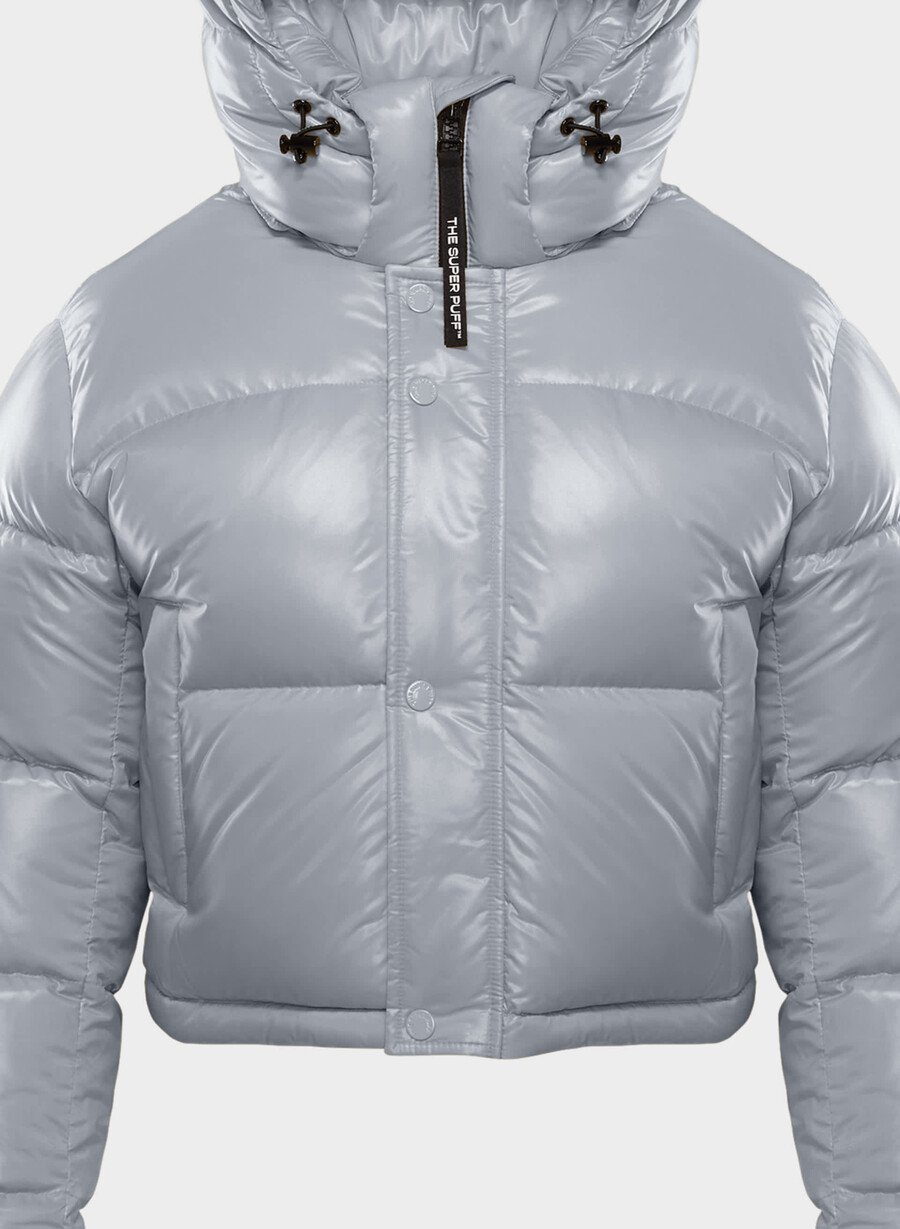 superpuff xtrashorty - högblank moon dust grey