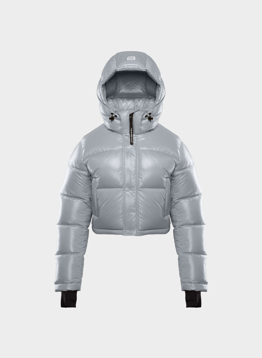 superpuff xtrashorty - högblank moon dust grey